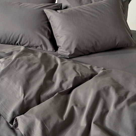 Kentia Σετ Παπλωματοθήκη Βαμβακερή 220x240cm Υπέρδιπλη με 2 Μαξιλαροθήκες Waylon
