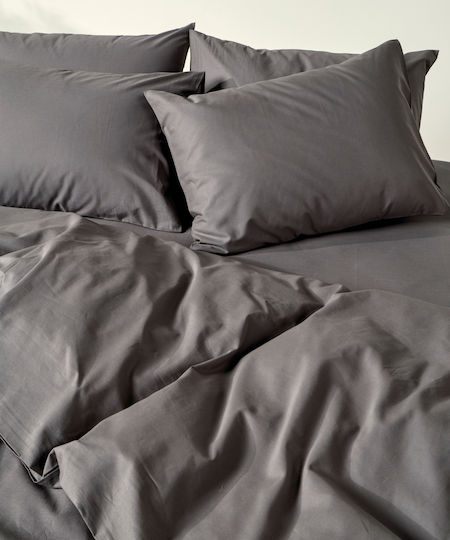 Kentia Σετ Παπλωματοθήκη Βαμβακερή 220x240cm Υπέρδιπλη με 2 Μαξιλαροθήκες Waylon