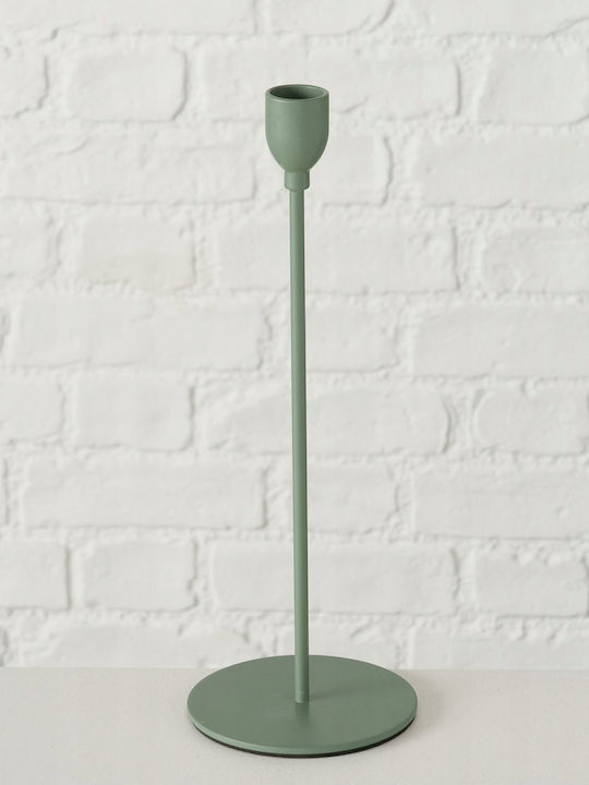 Boltze Suport De Lumânări Metalic Verde 33x33x10 Cm