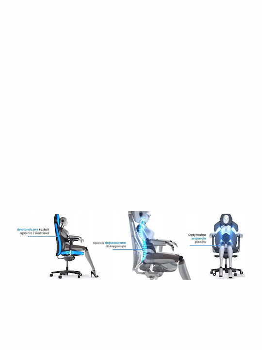 Quersus ICOS.1.2 Fabric Gaming Chair with Adjustable Arms Canary