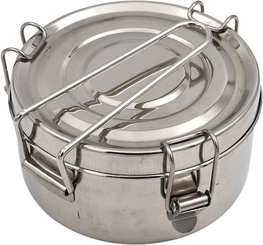 Sidirela Lunch Box Inox Silver 14x14cm E-2273