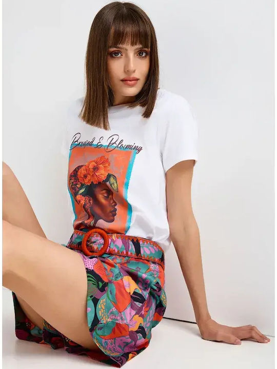Дамска Тениска Бяла