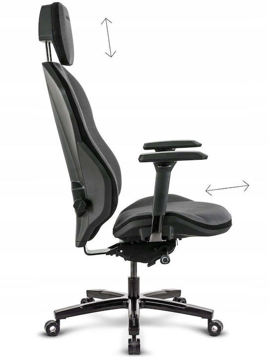 Quersus Gaming Chair with Adjustable Arms Magnetic Grey