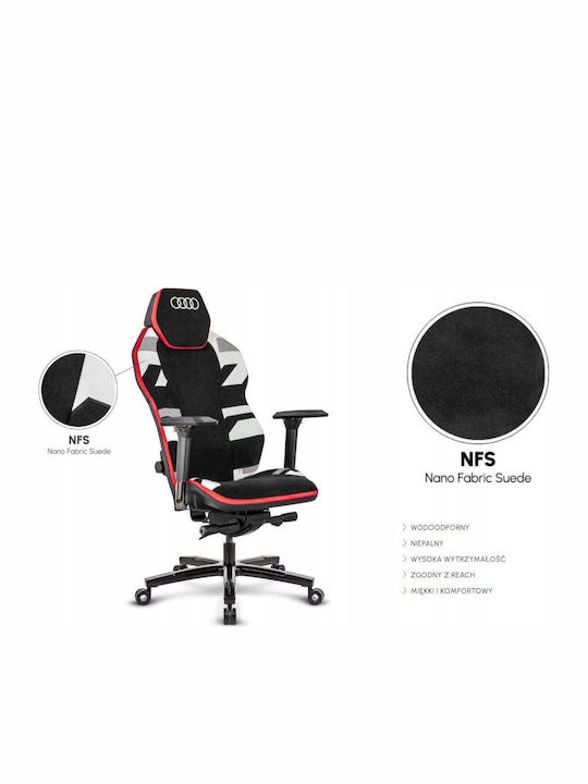 Quersus Quersus Fabric Gaming Chair with Adjustable Arms Black