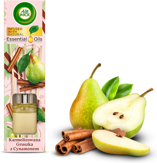 Air Wick Ätherische Öle Duftstäbchen Karamellisierte Birne Zimt 40ml