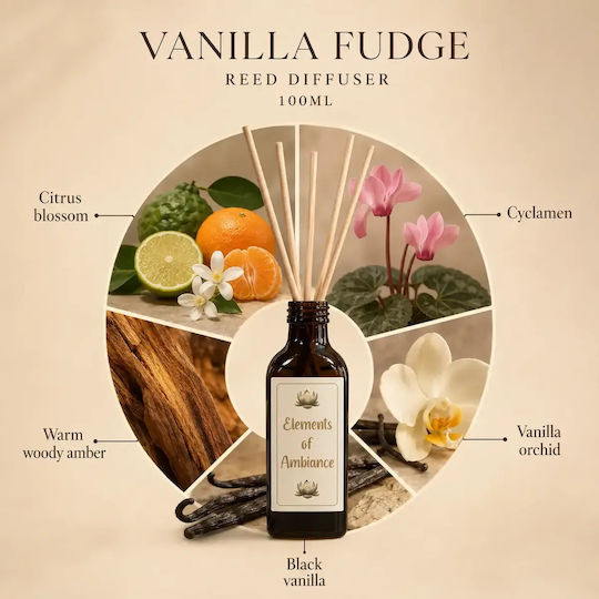 Vanilla Fudge Reed Diffuser 100ml
