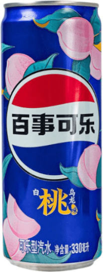 Pepsi Ice Tea White Peach & Oolong με Ανθρακικό σε Κουτί 2747 330ml