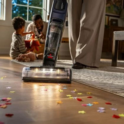 Bissell 2588N CrossWave Cordless Презареждаща Вертикална Прахосмукачка 36V Синя