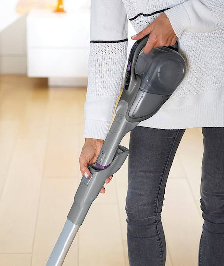 Black & Decker 1FEJ520JF Rechargeable 2 in 1 Stick & Handheld Vacuum 18V Gray