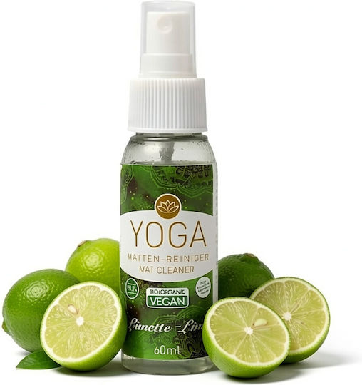 Dezinfectant și Curățător Spray Yoga Mat Cleaner Organic Lime 60ml