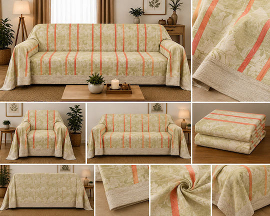 No 17 Überwürfe Set 3 Stück Chenille Beiges