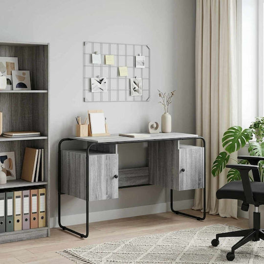 Secretar de birou 120x50.5x75.5cm Gri Sonoma