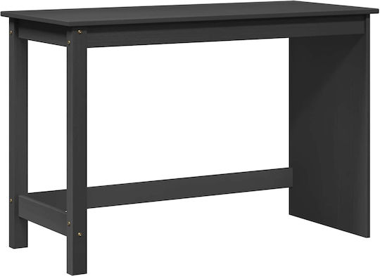 Бюро от Масивно Дърво Сиво с USB Портове 75x50x112см.