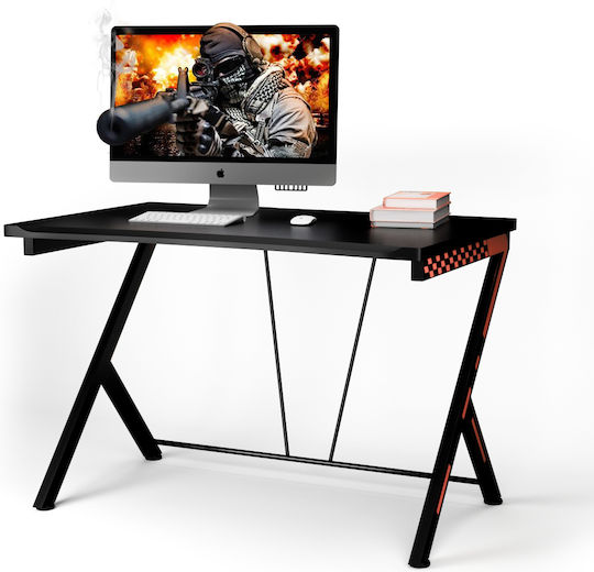 Γραφείο Gaming 116x75x77εκ. Μαύρο