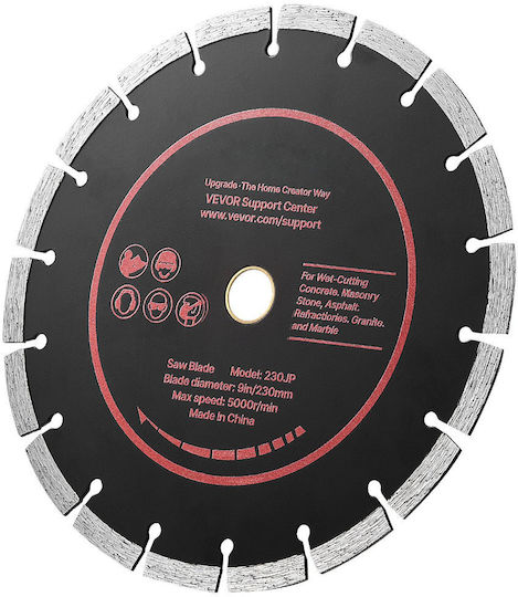 Vevor Δίσκος Κοπής Δομικών Υλικών 228.6mm 3τμχ