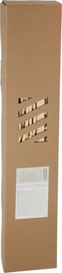 vidaXL Moskitonetz Tür Beige 200x90cm