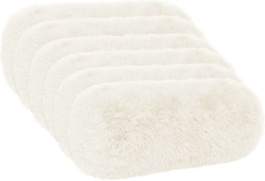 vidaXL Sofa Cushion Heerlen Fleece White 15x40cm