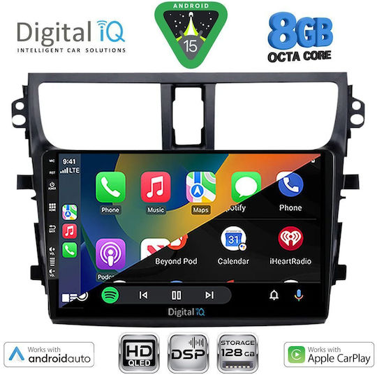 Digital IQ Автомобилна Аудио Система За Suzuki Celerio 2015-2021 Bluetooth USB WiFi GPS Apple CarPlay Android Auto С Touch Screen 9"
