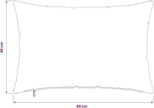 vidaXL Възглавница За Диван Heerlen Тъмнозелена 40x60см