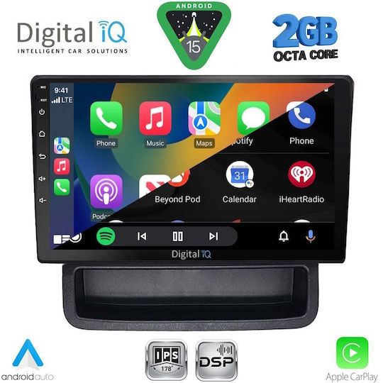 Digital IQ Автомобилна Аудио Система За Opel Vivaro Renault Trafic Nissan Primastar 2004-2015 (Bluetooth/USB/WiFi/GPS/Apple CarPlay/Android Auto) С Touch Screen 10"