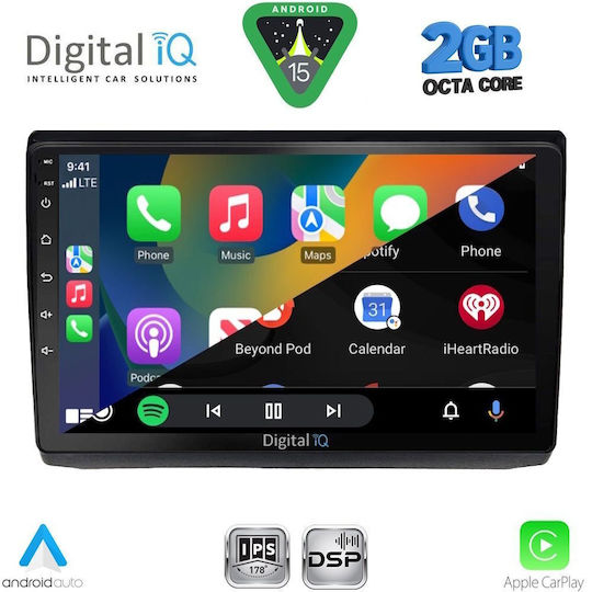 Digital IQ Автомобилна Аудио Система За Opel Vivaro Renault Trafic Nissan Primastar 2004-2015 Bluetooth USB Вграден Wi-Fi GPS Apple CarPlay Android Auto С Touch Screen 10"