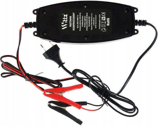 Wittz Erret Smart Batterieladegerät für Auto & Motorrad 6/12V