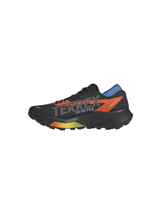 Terrex Agravic Gtx Men's Sport Shoes Trail Running Black Waterproof with Gore-Tex Membrane