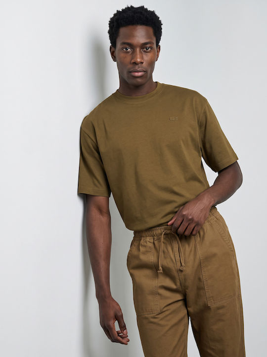 Дамско T-shirt Кафяв