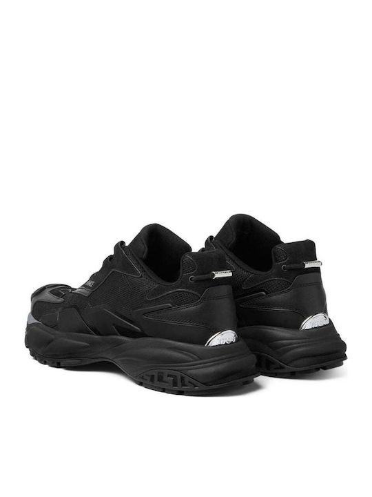 Versace Flatforms Sneakers Μαύρα Versace Flatforms Sneakers Μαύρα