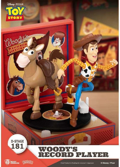 Toy Story Record Player Series Sammelbare Figuren PVC Woody's Record Player Mit 13cm Höhe