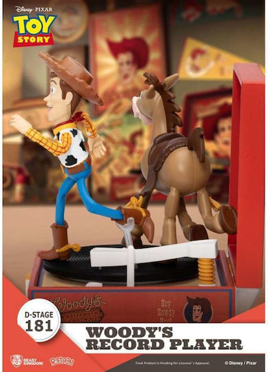 Toy Story Record Player Series Sammelbare Figuren PVC Woody's Record Player Mit 13cm Höhe
