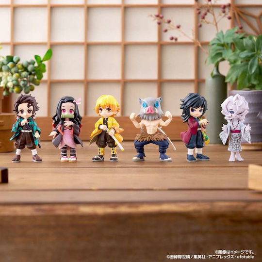 Убиец На Демони Kimetsu No Yaiba Palverse Фигури Pvcs Размер 9см Комплект 6 Бройки