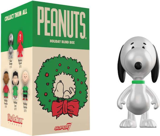 Peanuts Reaction Φιγούρες Δράσης Μεγέθους 10cm Wave 08 Holiday Blind Box Display Σετ 12 Τεμάχια