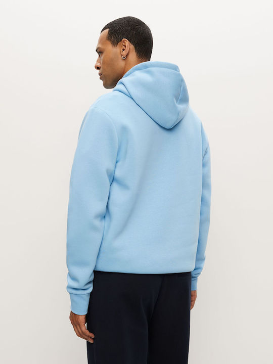 Basehoody S264 Φούτερ με Κουκούλα Γαλάζιο