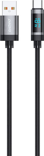 Palpro Usb-a Zu Usb-c Blitzkabel Schnelles Laden Samsung Apple 3a 18w LED 1m