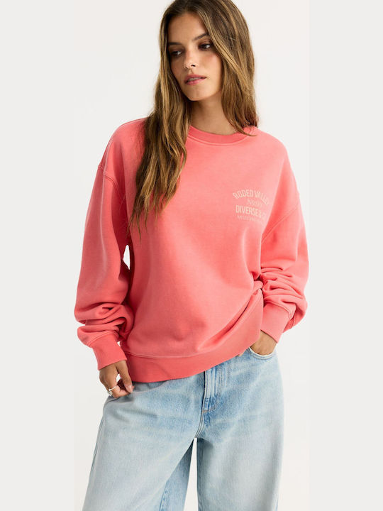 Noxville Lang Damen Sweatshirt mit Kapuze Rote
