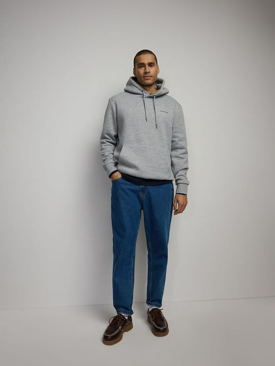 Basehoody M261 Φούτερ με Κουκούλα Γκρι