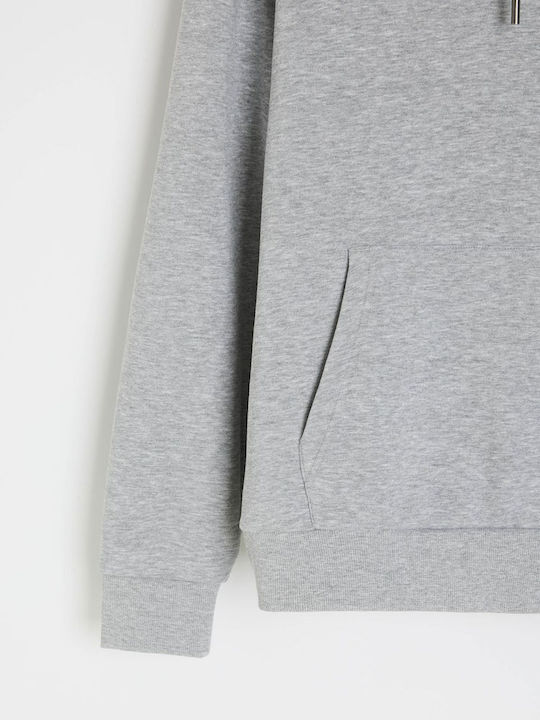 Basehoody M261 Φούτερ με Κουκούλα Γκρι