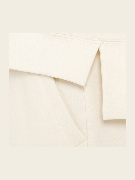 Women's Cotton Turtleneck Blouse Off White