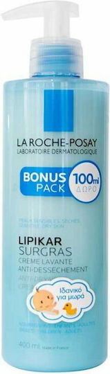 La Roche Posay Lipikar Surgras Feuchtigkeitsspendendes Schaumbad Ideal Auch Für Babys 400ml