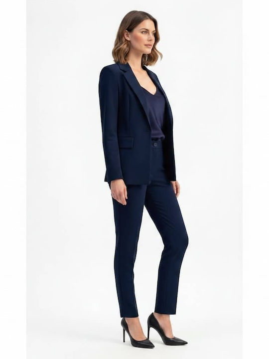 Women's Blue Suit in Slim Fit