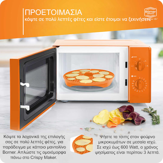 Borner Crispymaker Set de 2 Piese pentru Tăiat Chips