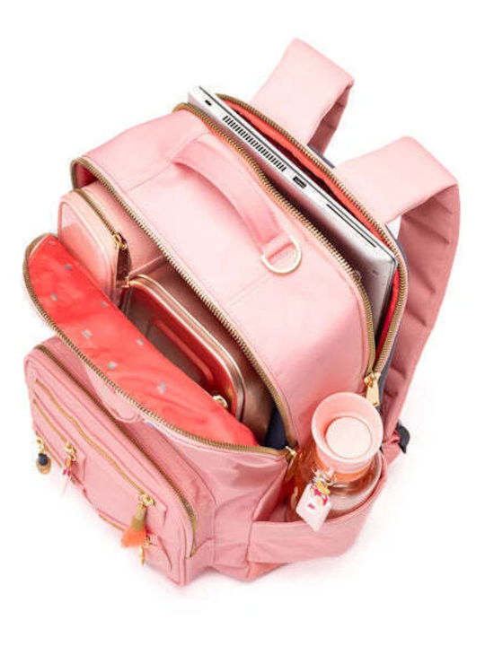 Jeune Premier School Backpack Burgundy 30 x 15 x 42cm