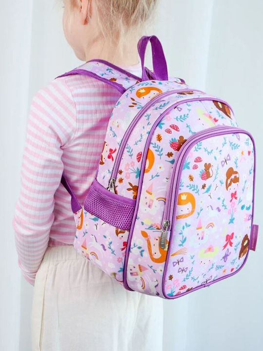 A Little Lovely Company School Backpack Kindergarten Purple