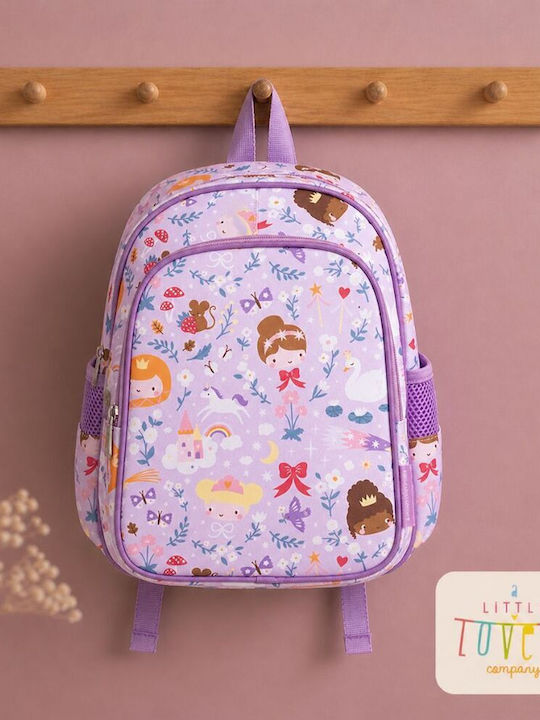 A Little Lovely Company School Backpack Kindergarten Purple