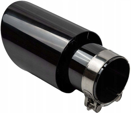Mtuning Kaminrohr Auslass Typ:54 101mm Eingang 76mm Schwarz Chrom