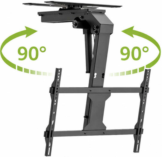 Techly Ica-plb Таванна стойка за телевизор до 75" и 45 kg