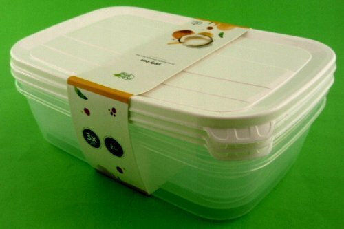 Katex Plastic Transparent Lunch Box 2lt