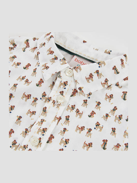 Tricou Pentru Copii Mânecă Lungă Alb