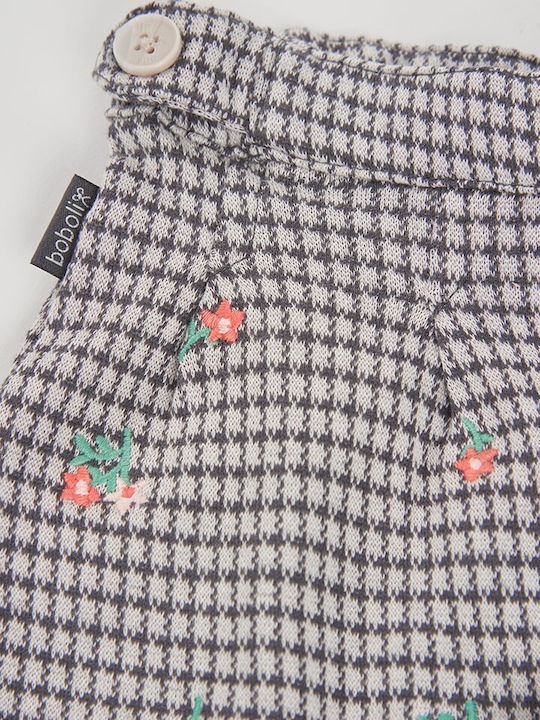 Kids Fabric Grey Shorts/Bermuda